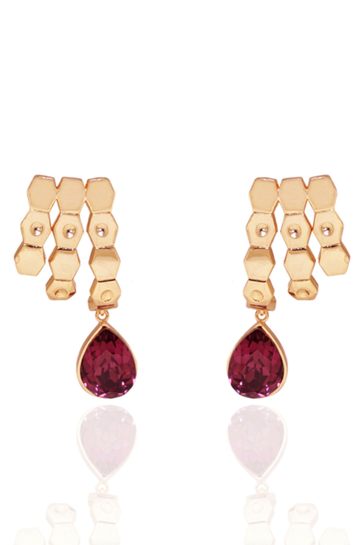 Buy Drop Swarovski Ear Studs For Women Online at ScrollnShops